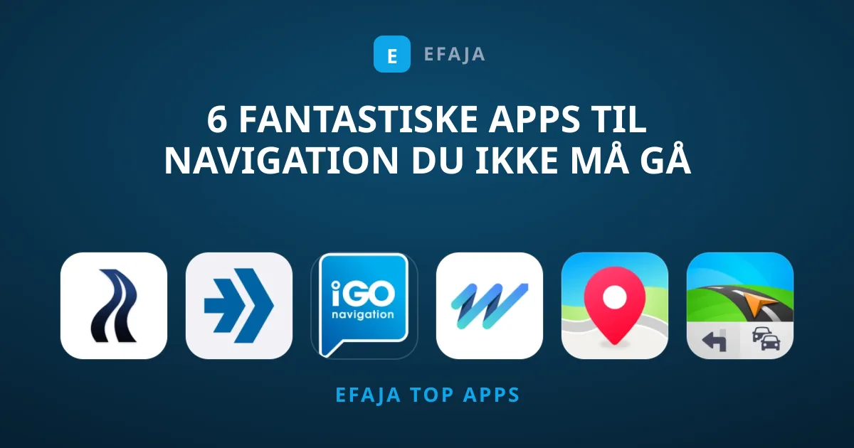 6 fantastiske apps til navigation du ikke må gå glip af